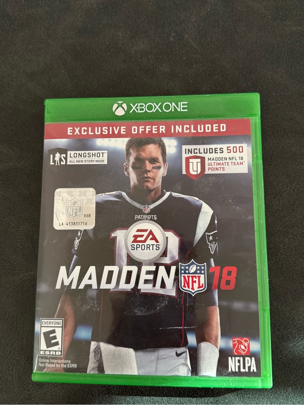 EA SPORTS Madden NFL 18 for Xbox One - Green Case